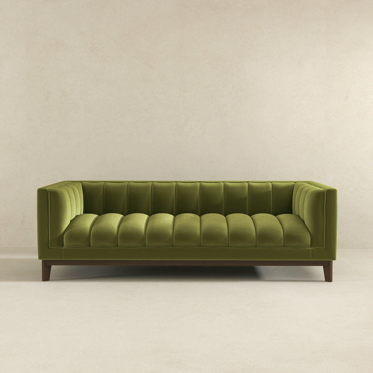 Jersey Green Velvet Sofa from Ashcroft Furniture - Luna Furniture