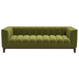 Jersey Green Velvet Sofa from Ashcroft Furniture - Luna Furniture