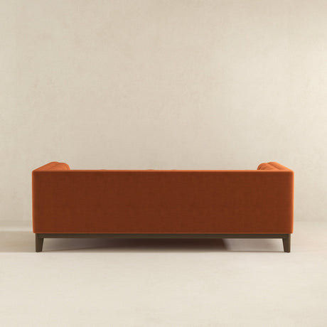 Jersey Orange Velvet Sofa from Ashcroft Furniture - Luna Furniture