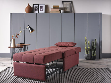 Mello Corvet Burgundy Pull Out Chair from Bellona - Luna Furniture