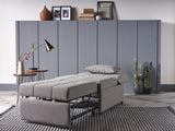 Mello Corvet Grey Pull Out Chair from Bellona - Luna Furniture