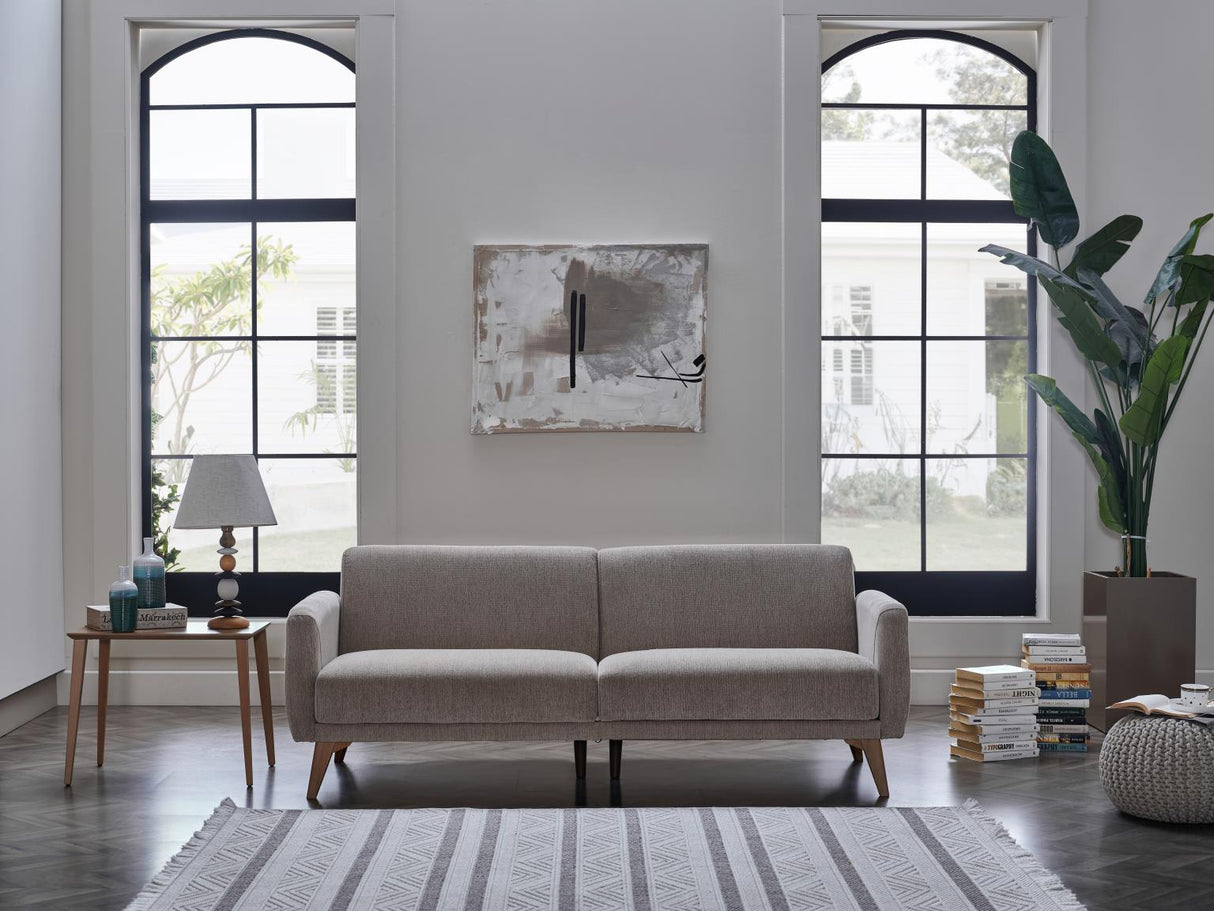 Koopsi Basic Gray Memory Foam Sofa In A Box – Luna Furniture