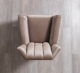 Merida Coffee Velvet Chair from Nova Furniture - Luna Furniture