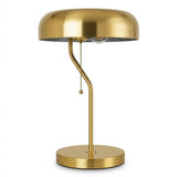 Metro Table lamp with Gold outer and White inner from Ashcroft Furniture - Luna Furniture