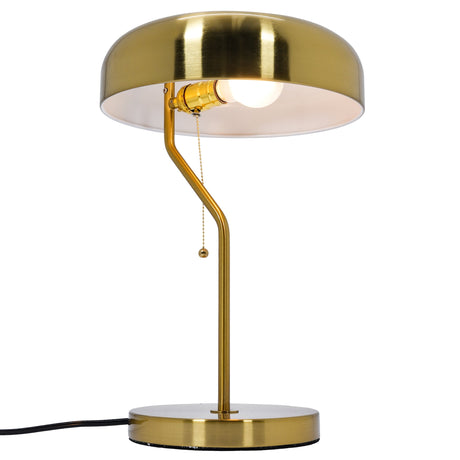Metro Table lamp with Gold outer and White inner from Ashcroft Furniture - Luna Furniture