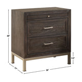 Broomfield Brown Nightstand from Steve Silver - Luna Furniture