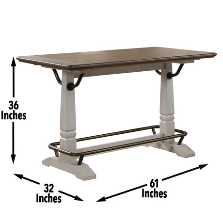 Pendleton 5-Piece Counter Dining Set (Counter Table & 4 Counter Stools) from Steve Silver - Luna Furniture