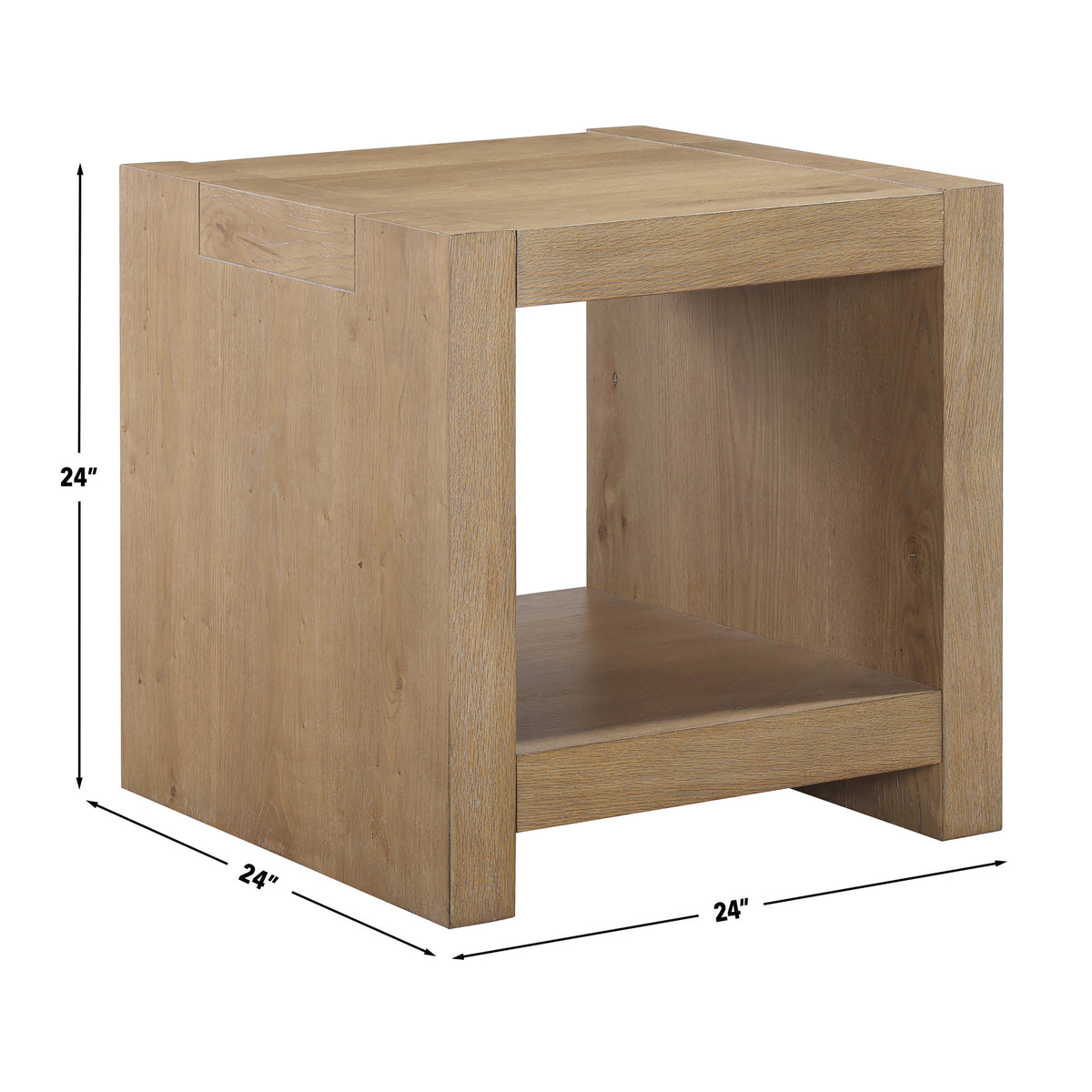 Aubrey End Table, Driftwood from Steve Silver - Luna Furniture