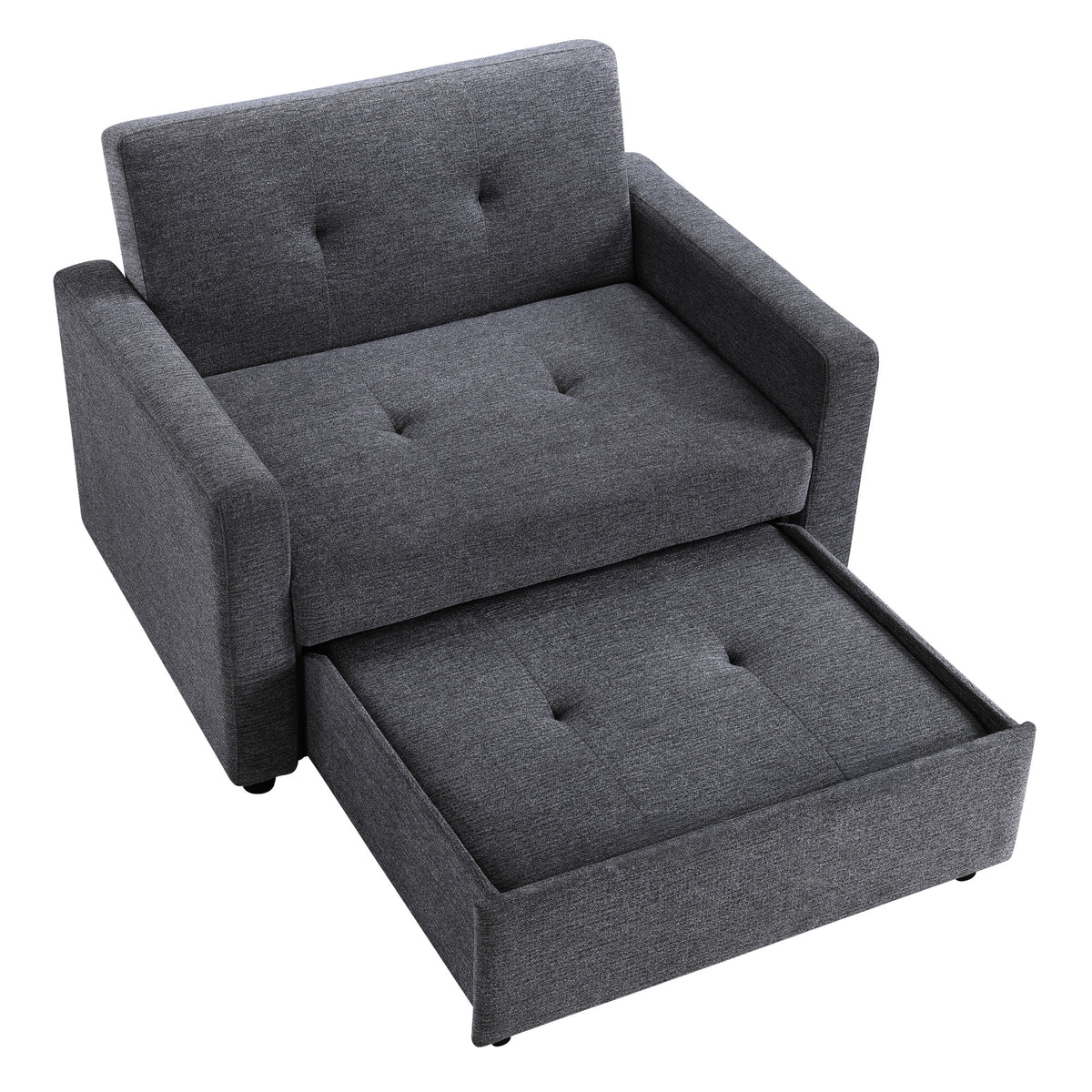 Noah Gray Convertible Sleeper Chair-and-a-Half from Steve Silver - Luna Furniture