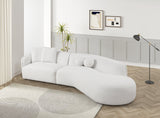 Mia Beige Curved Sectional (Online Special Price) from Happy Homes - Luna Furniture
