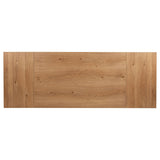 Middleton Natural Brown Dining Table with 106-inch Extension Leaf from Coaster - Luna Furniture