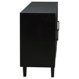 Middleton Black 4-Door Sideboard with Dual Drawers from Coaster - Luna Furniture