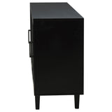 Middleton Black 4-Door Sideboard with Dual Drawers from Coaster - Luna Furniture