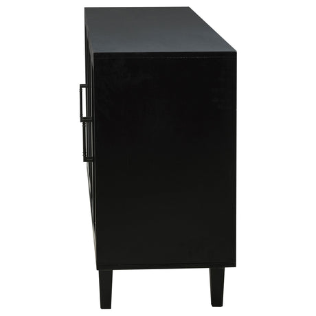 Middleton Black 4-Door Sideboard with Dual Drawers from Coaster - Luna Furniture