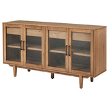 Middleton Natural 4-Door Sideboard with Dual Drawers from Coaster - Luna Furniture
