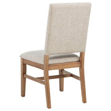 Middleton Brown/Beige 6-piece Extension Leaf Dining Set from Coaster - Luna Furniture