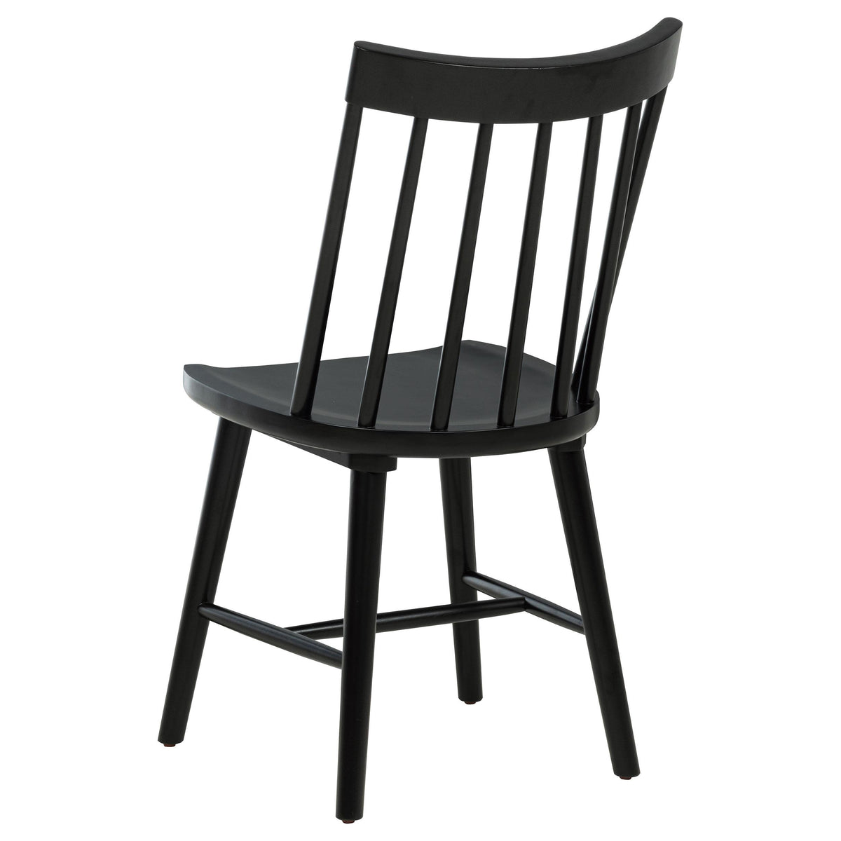 Middleton Brown/Black 6-piece Extension Leaf Dining Set from Coaster - Luna Furniture