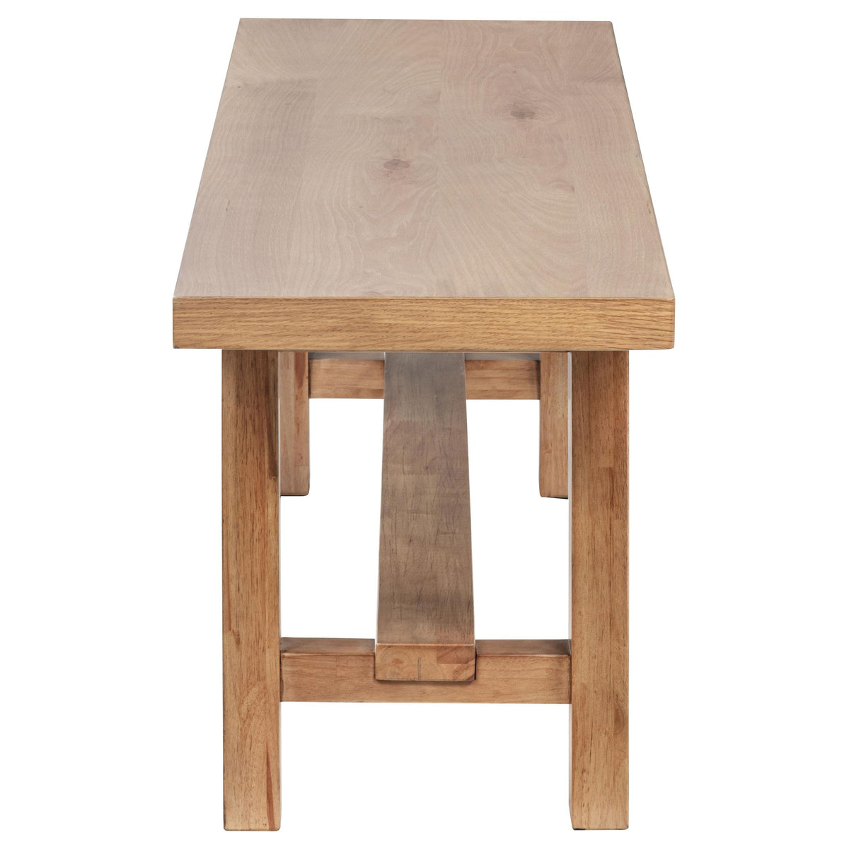 Middleton Natural Brown 6-piece Extension Leaf Dining Set from Coaster - Luna Furniture