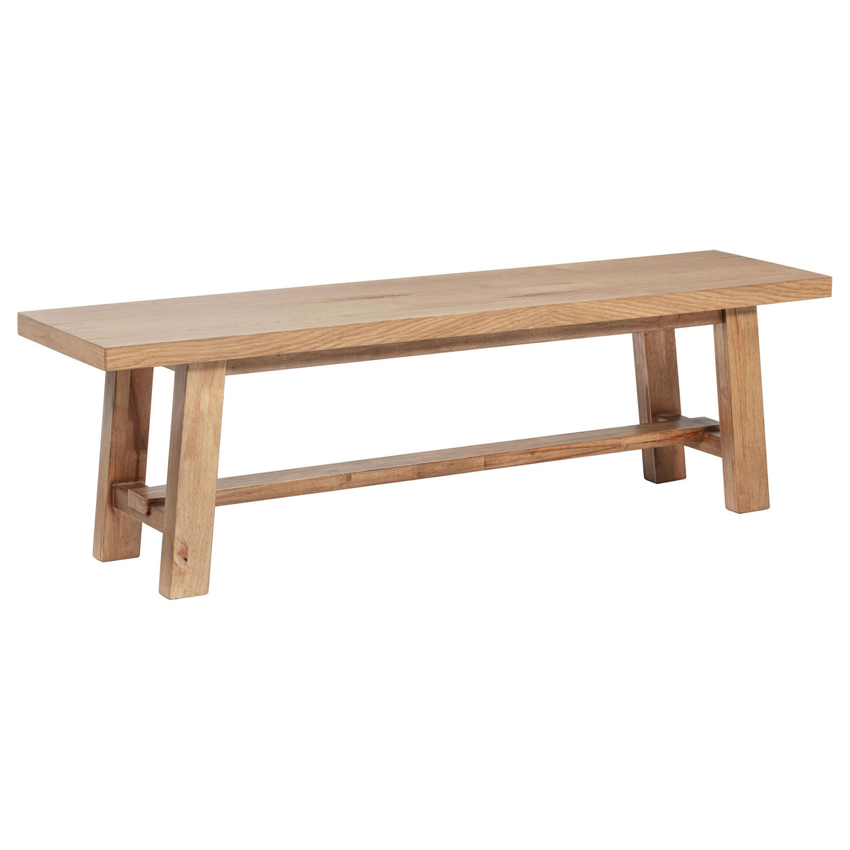 Middleton Natural Brown Wood Backless Dining Bench from Coaster - Luna Furniture