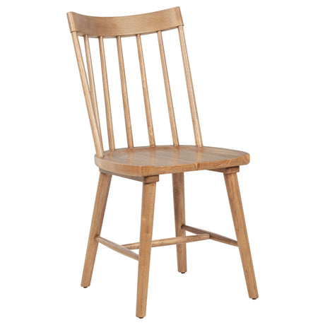 Middleton Natural Brown 7-piece Extension Leaf Dining Set from Coaster - Luna Furniture