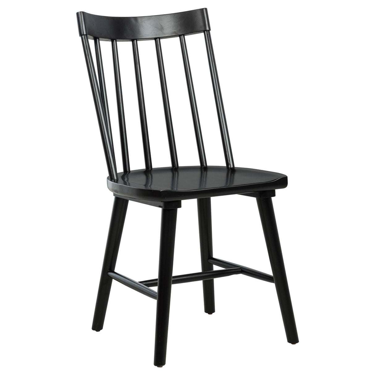Middleton Black Solid Wood Dining Side Chair, Set of 2 from Coaster - Luna Furniture
