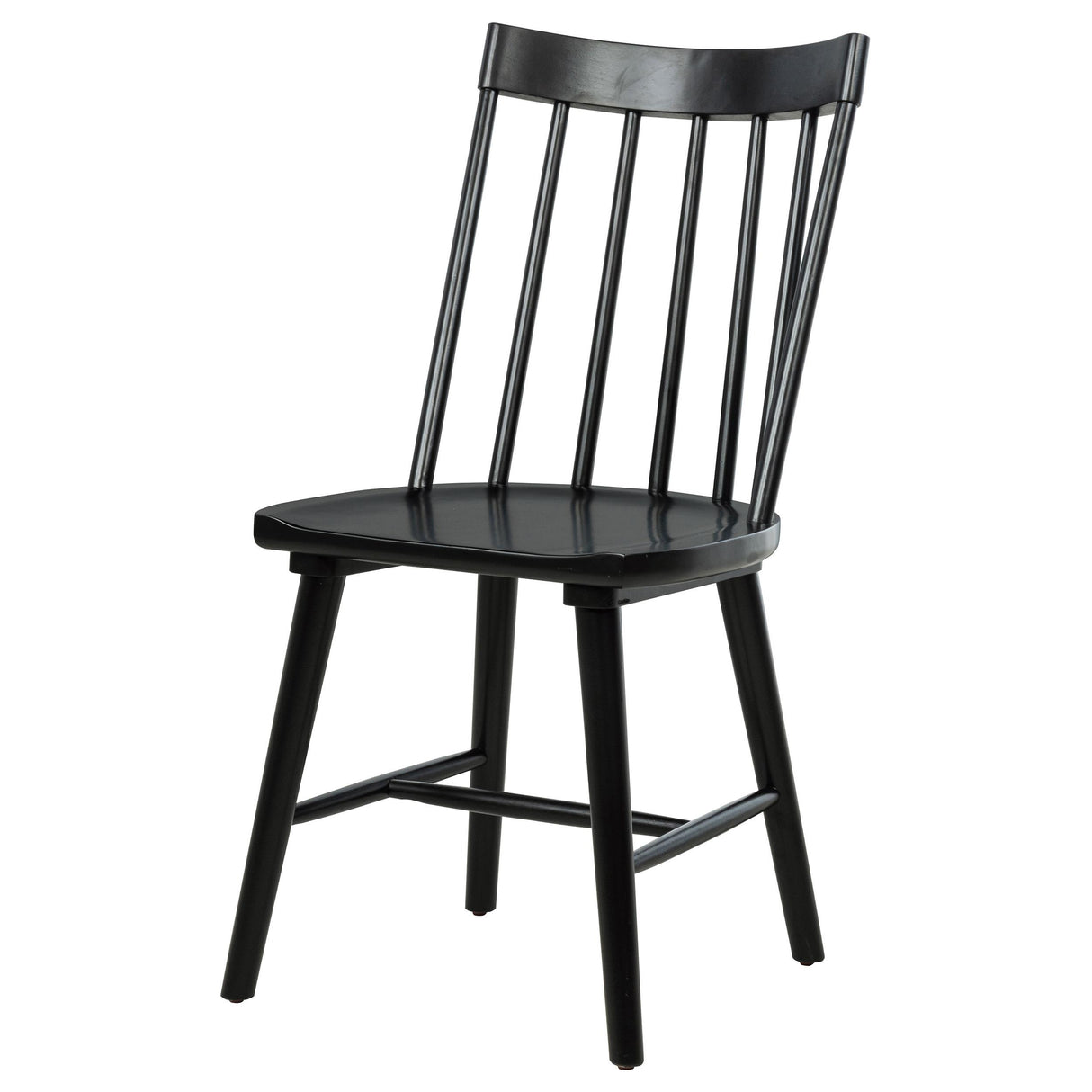 Middleton Black Solid Wood Dining Side Chair, Set of 2 from Coaster - Luna Furniture