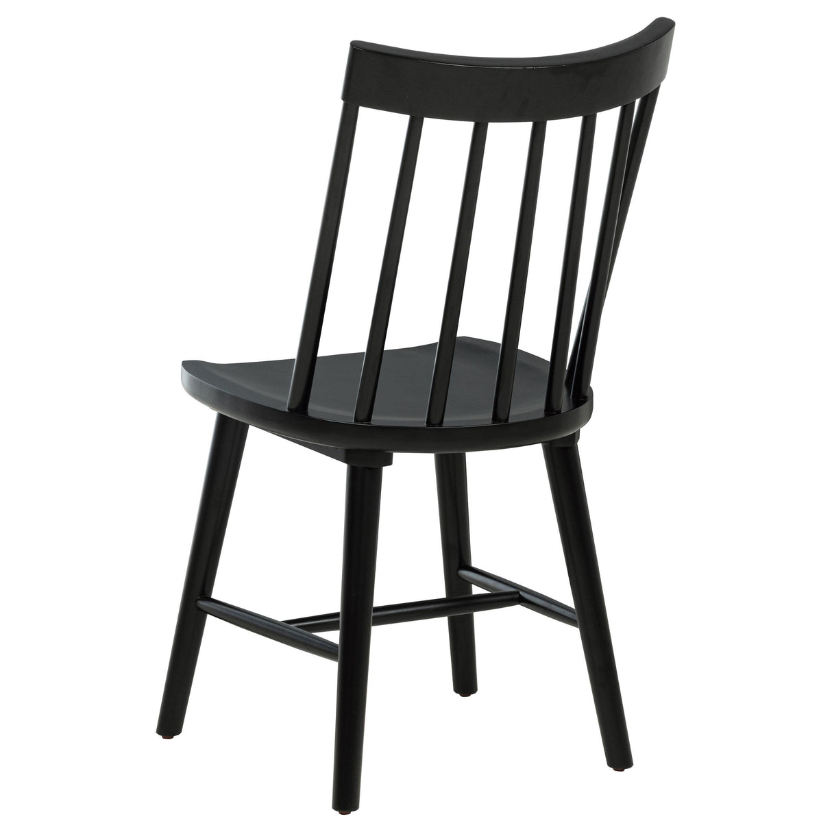 Middleton Black Solid Wood Dining Side Chair, Set of 2 from Coaster - Luna Furniture