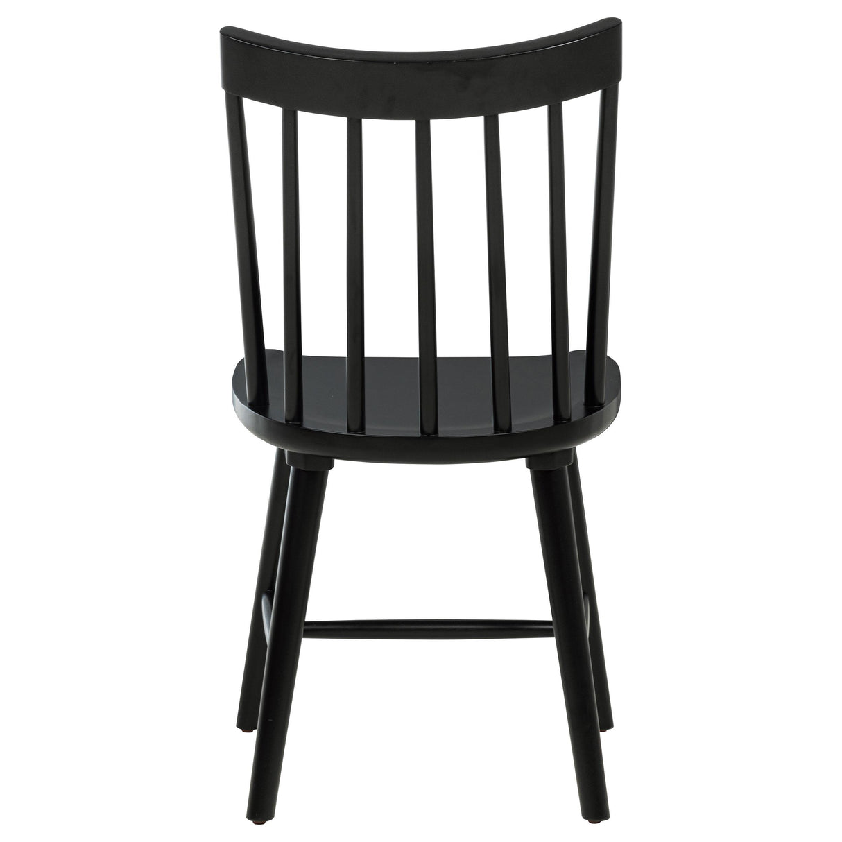 Middleton Black Solid Wood Dining Side Chair, Set of 2 from Coaster - Luna Furniture