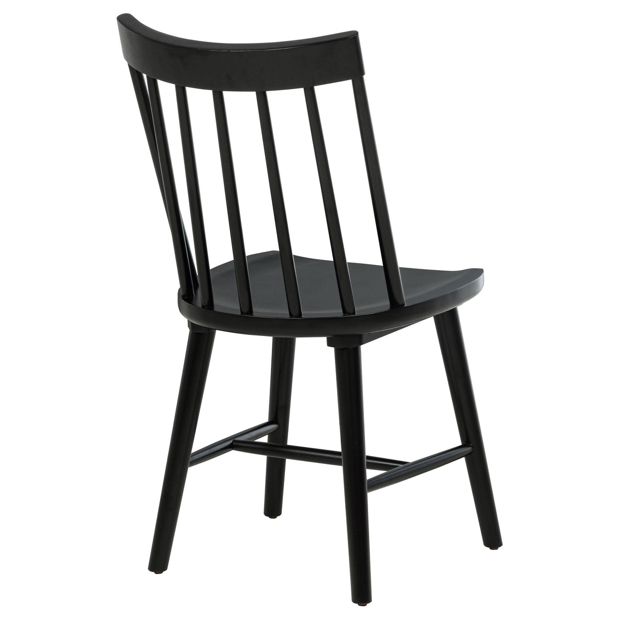 Middleton Black Solid Wood Dining Side Chair, Set of 2 from Coaster - Luna Furniture