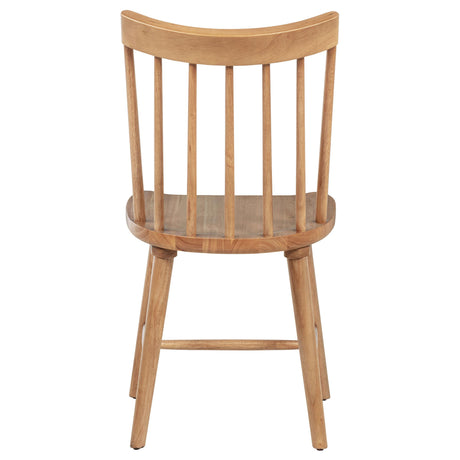 Middleton Brown Solid Wood Dining Side Chair, Set of 2 from Coaster - Luna Furniture