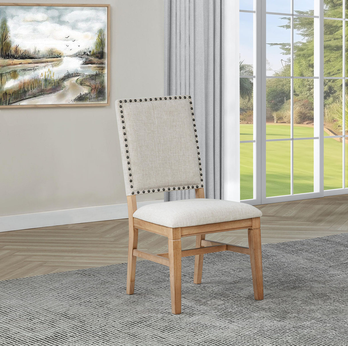 Middleton Beige Dining Side Chair, Set of 2 from Coaster - Luna Furniture