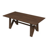Trimont Walnut Rectangular 78" Solid Wood Dining Table from Ashcroft Furniture - Luna Furniture