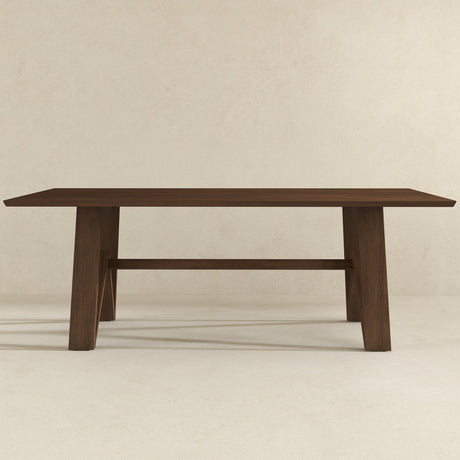 Trimont Walnut Rectangular 78" Solid Wood Dining Table from Ashcroft Furniture - Luna Furniture