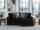 Midnight-Madness Onyx 2-Piece RAF Sectional from Ashley - Luna Furniture