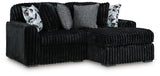 Midnight-Madness Onyx 2-Piece RAF Sectional from Ashley - Luna Furniture
