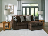 Midnight-Madness 2-Piece RAF Sectional with Chaise from Ashley - Luna Furniture