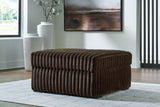 Midnight-Madness 4-Piece Sectional and Oversized Accent Ottoman from Ashley - Luna Furniture