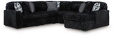 Midnight-Madness 6-Piece Sectional with Chaise from Ashley - Luna Furniture