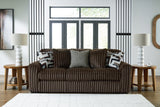 Midnight-Madness Chocolate Sofa, Chair, and Ottoman from Ashley Furniture - Luna Furniture