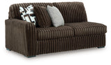 Midnight-Madness Chocolate Left-Arm Facing Sofa from Ashley - Luna Furniture