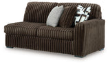 Midnight-Madness Chocolate Right-Arm Facing Sofa from Ashley - Luna Furniture