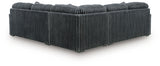 Midnight-Madness Gunmetal 3-Piece Sectional from Ashley Furniture - Luna Furniture