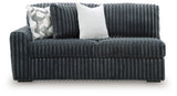 Midnight-Madness Gunmetal Left-Arm Facing Sofa from Ashley - Luna Furniture