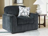 Midnight-Madness Gunmetal Oversized Chair from Ashley Furniture - Luna Furniture