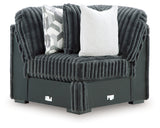 Midnight-Madness Gunmetal Wedge from Ashley - Luna Furniture