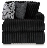 Midnight-Madness Onyx 2-Piece Sectional and Oversized Chaise from Ashley - Luna Furniture