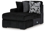 Midnight-Madness Onyx 3-Piece Sectional with Chaise from Ashley - Luna Furniture