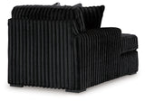 Midnight-Madness Onyx Left-Arm Facing Corner Chaise from Ashley - Luna Furniture