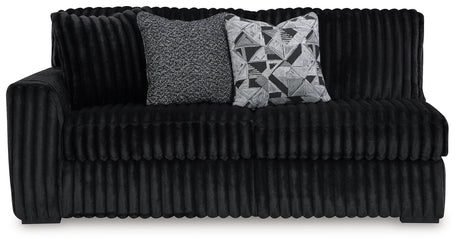 Midnight-Madness Onyx Left-Arm Facing Sofa from Ashley - Luna Furniture