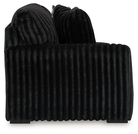 Midnight-Madness Onyx Left-Arm Facing Sofa from Ashley - Luna Furniture